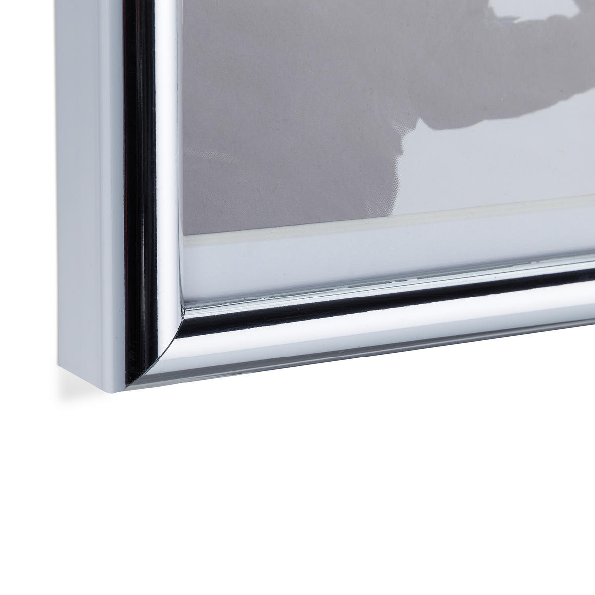 BILDERRAHMEN - Silberfarben, Glas/Holzwerkstoff (11/16/2cm) - Relaxdays