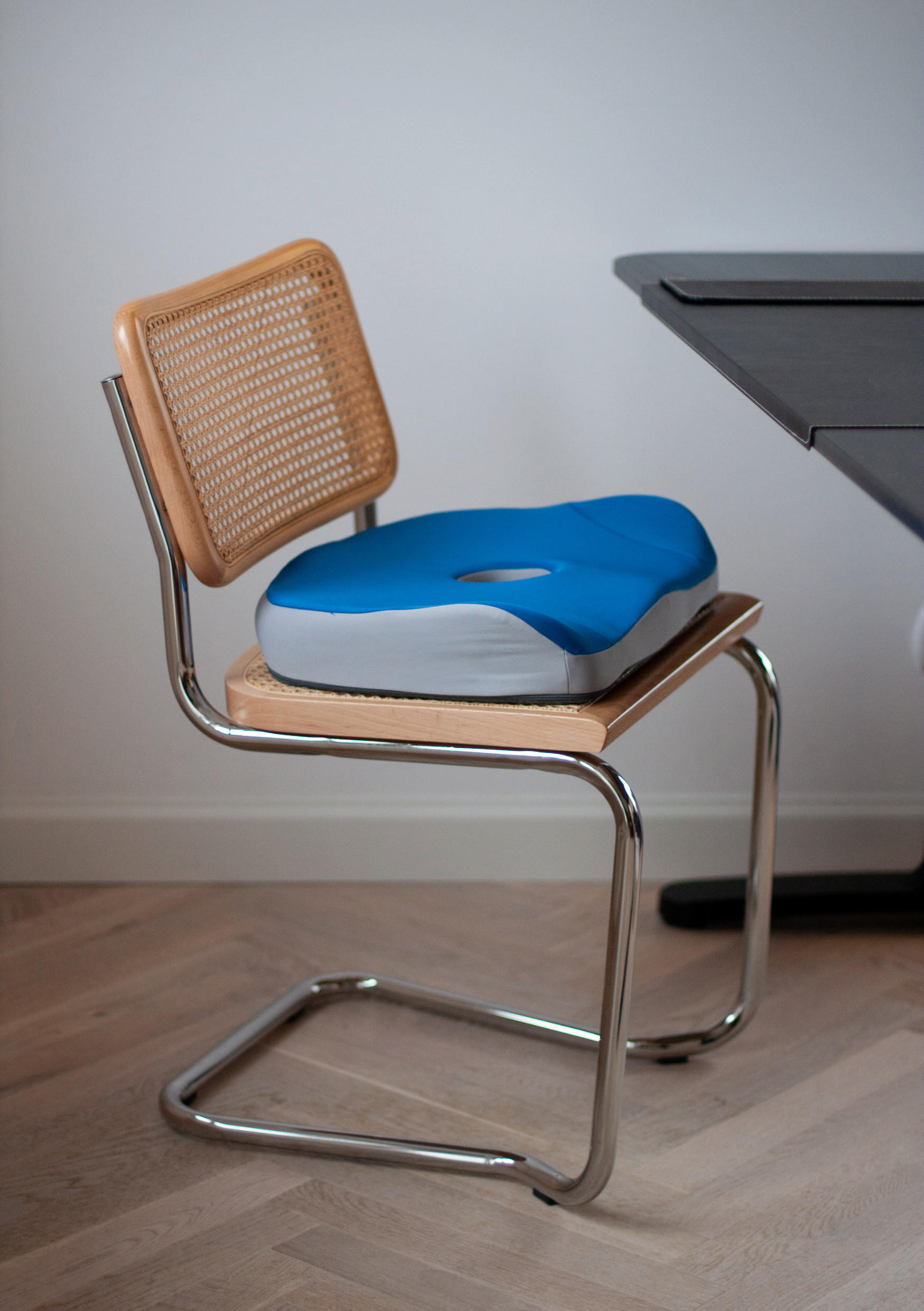 SITZKISSEN, ERGONOMISCH - Blaugrau, Textil (37/9/45cm) - INPHYSIO