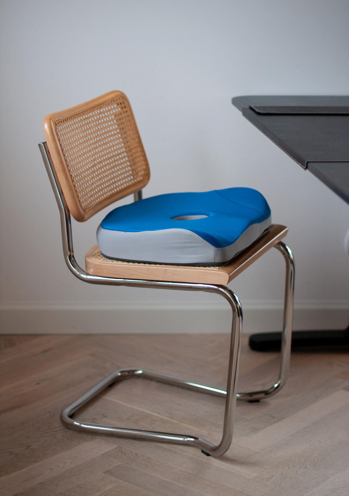SITZKISSEN, ERGONOMISCH - Blaugrau, Textil (37/9/45cm) - INPHYSIO