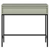 KONSOLENTISCH Evo Salbeigrün mit Metallgestell 90 cm - Salbeigrün/Schwarz, Holzwerkstoff/Metall (34/90/79cm) - Selsey