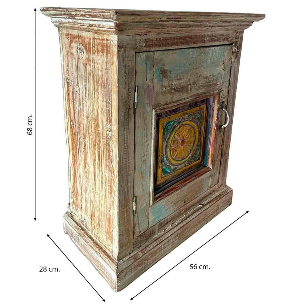 NACHTTISCH aus Holz, braun, 56x28x68cm - Braun, Holz (56/68/28cm) - Wanderlust