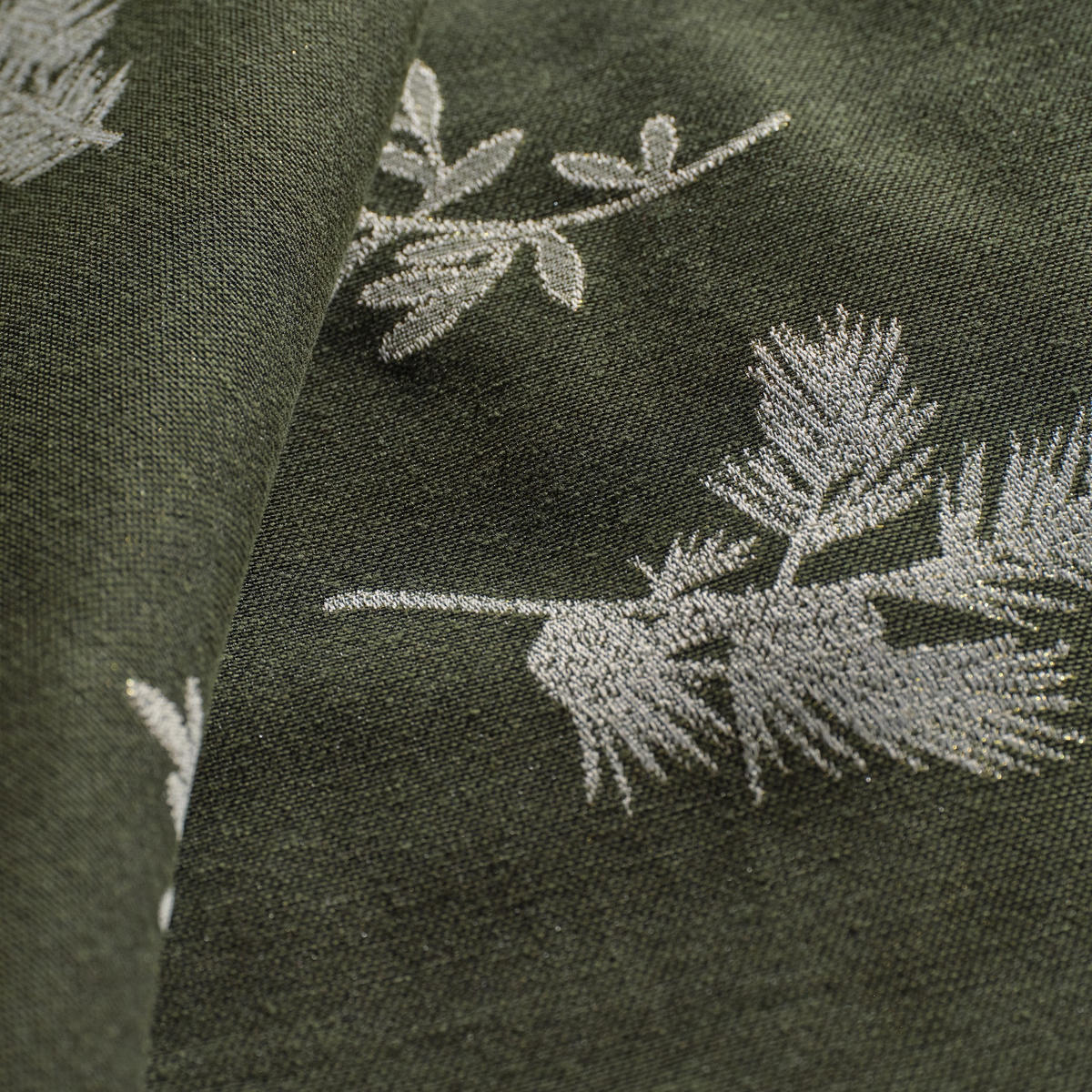 TISCHTUCH Novie - Dunkelgrün, Textil (180/130/1cm) - home&you