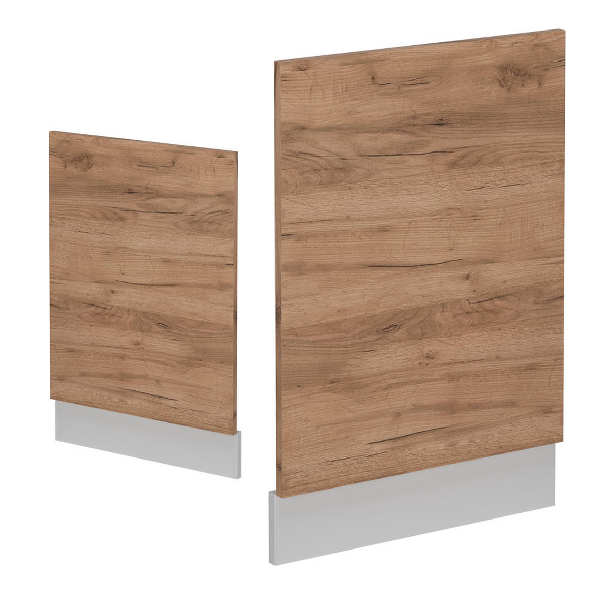 FRONTBLENDE R-Line Goldkraft Eiche 45 cm AP Marmor - Honigeiche/Eiche Wotan, Holzwerkstoff (45/57.2/1.6cm) - Vicco