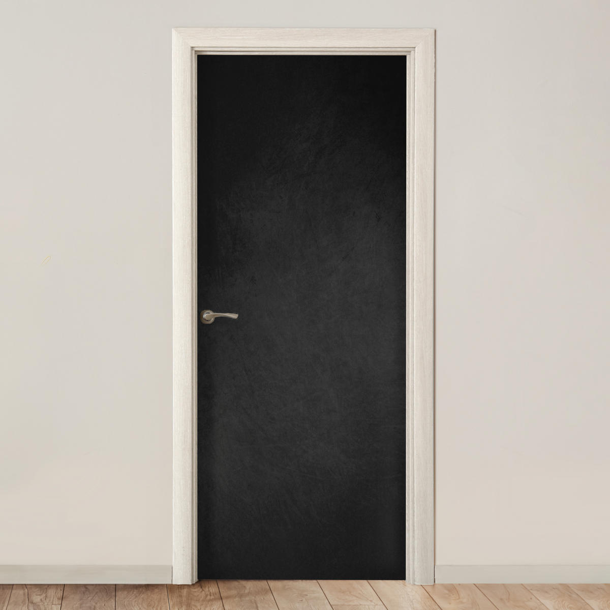 NALEPKA ZA VRATA Enobarvno 85x205 cm - temno siva, umetna masa (85/0.1cm) - MuchoWow