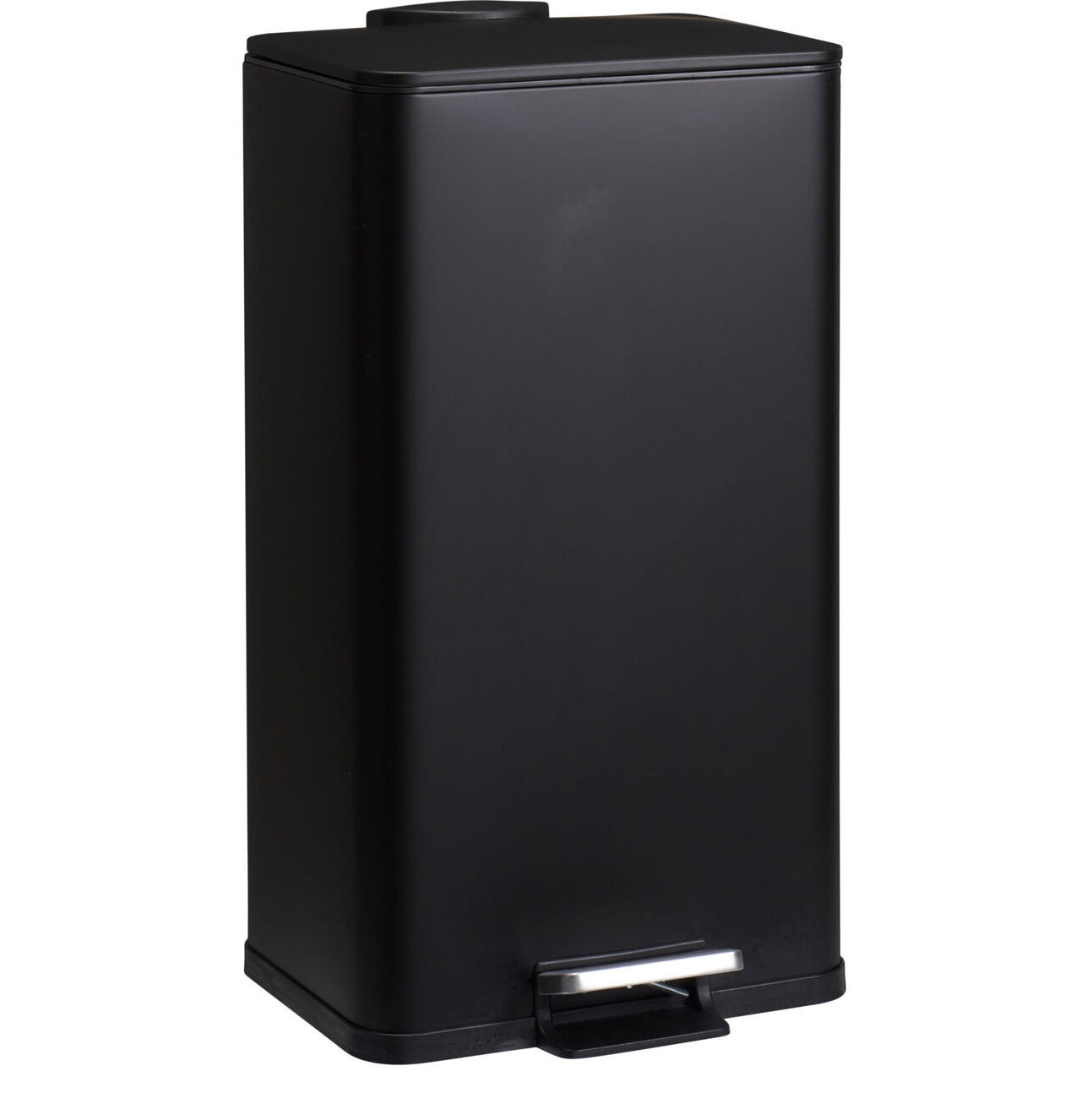Bathroom solutions Mülleimer Schwarz 31x60x33 cm