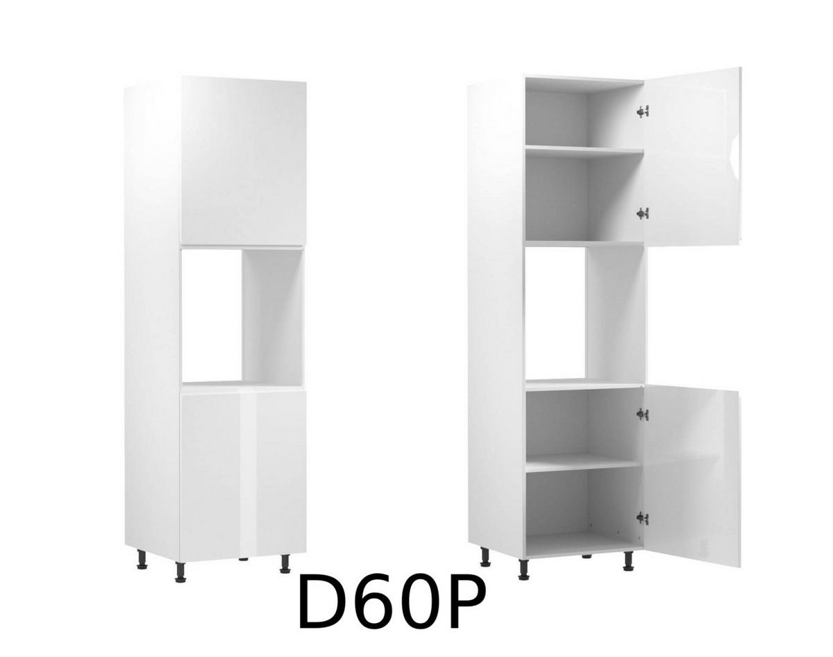 ECKKÜCHE 280 x 220 cm – Aspen KA3-M280 - in Weiß/Hochglanz - Weiß, Holz (500/212/58cm)