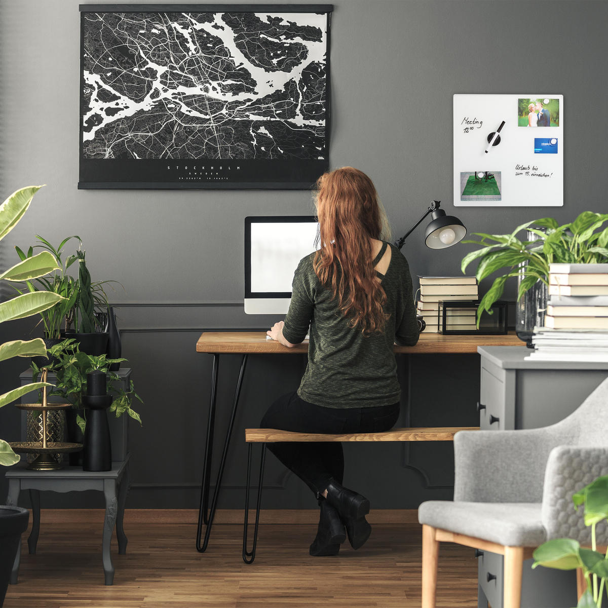 GLAS-MAGNETBOARD - Weiß, Glas/Metall (40/40/0.4cm) - Relaxdays