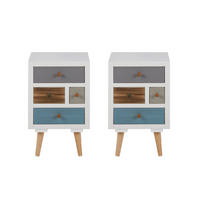 NACHTSCHRANK weiß - Weiß, Holzwerkstoff (36/59/30cm) - ebuy24
