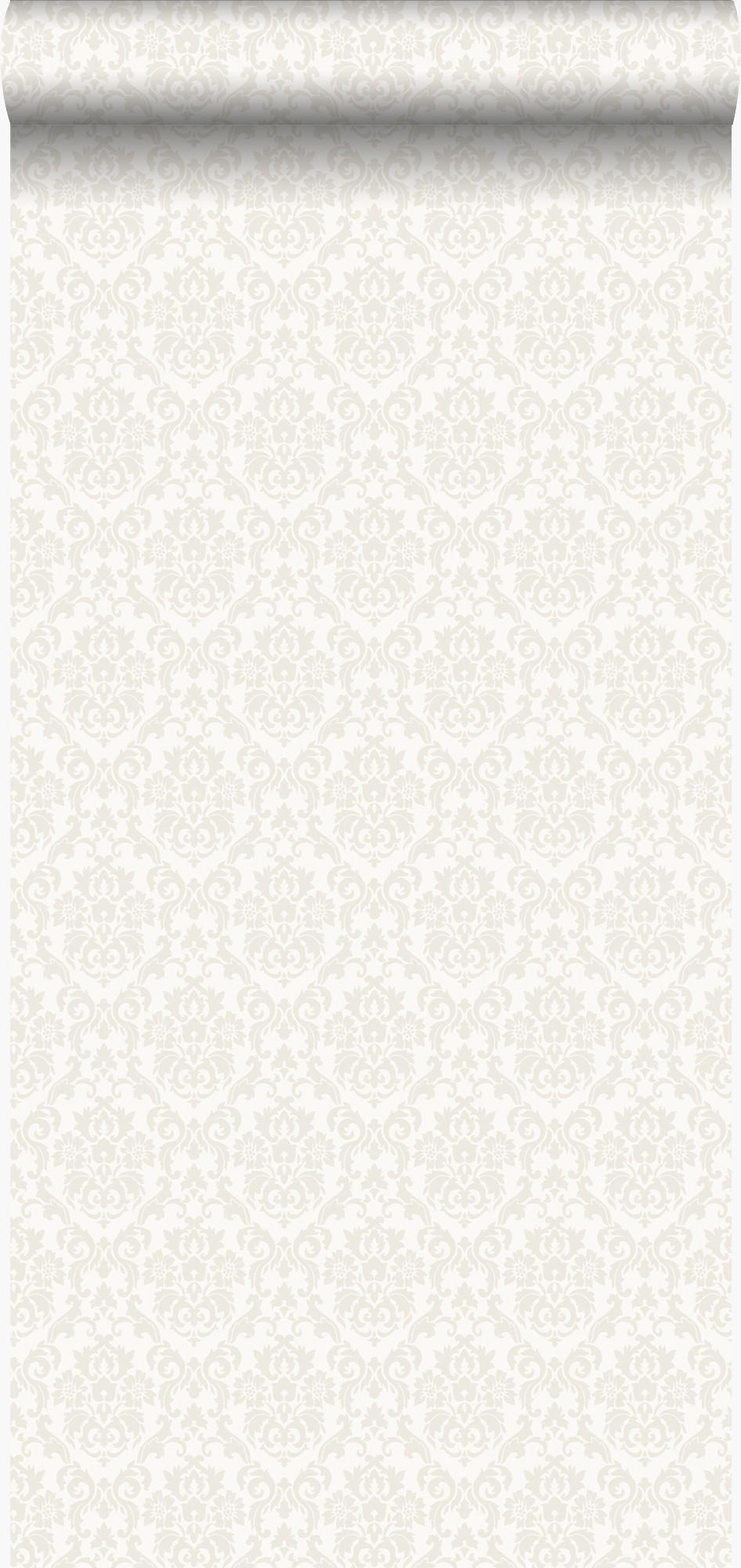 TAPETE Ornamente 53 cm x 10.05 m - Weiß, Papier (53/1000cm) - Origin Wallcoverings
