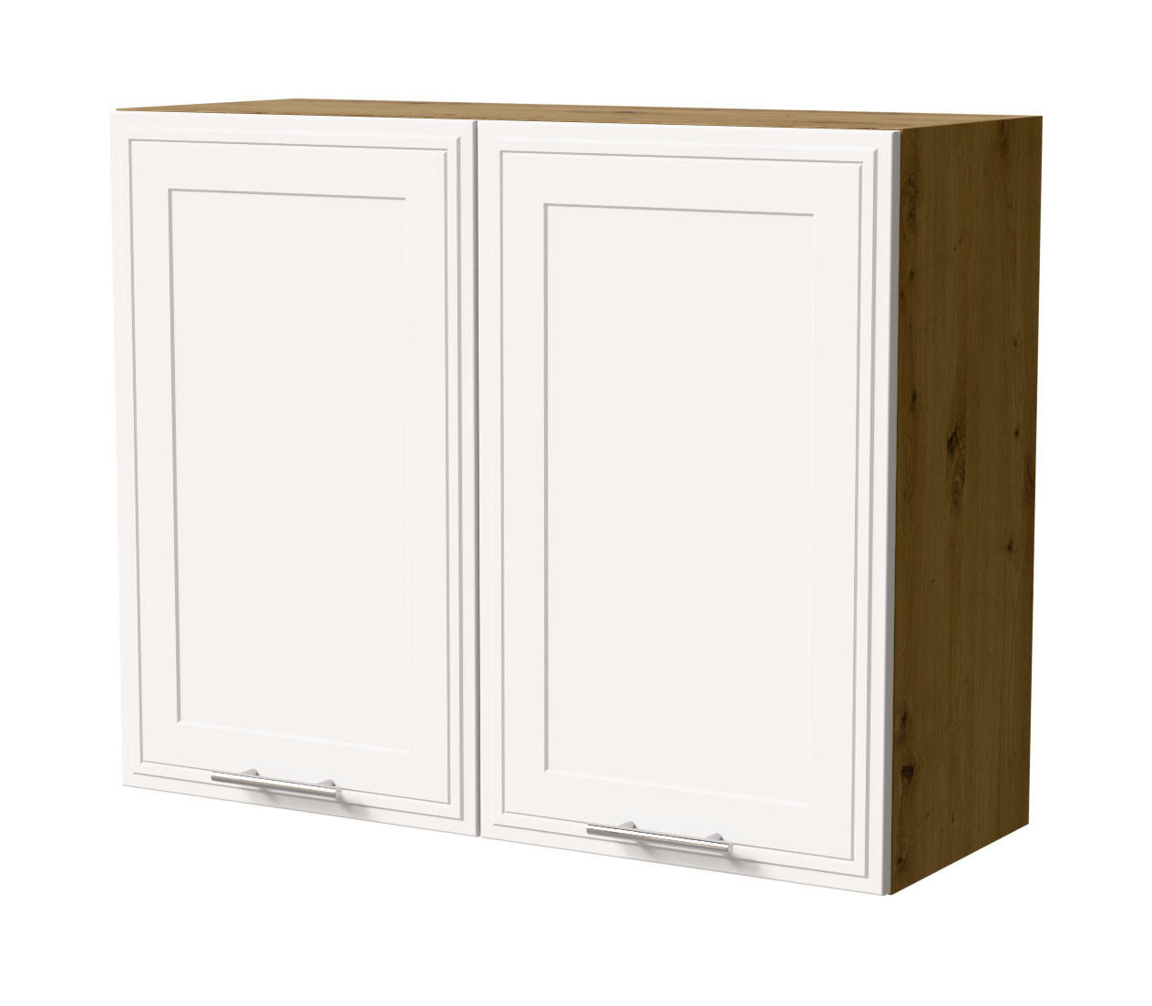 HÄNGESCHRANK Salo W3/90 Eiche Artisan / Weiß Matt 90 / 32,5 / 72cm - Eiche Artisan/Weiß, Holz/Holzwerkstoff (90/72/32.5cm) - Feldmann-Wohnen