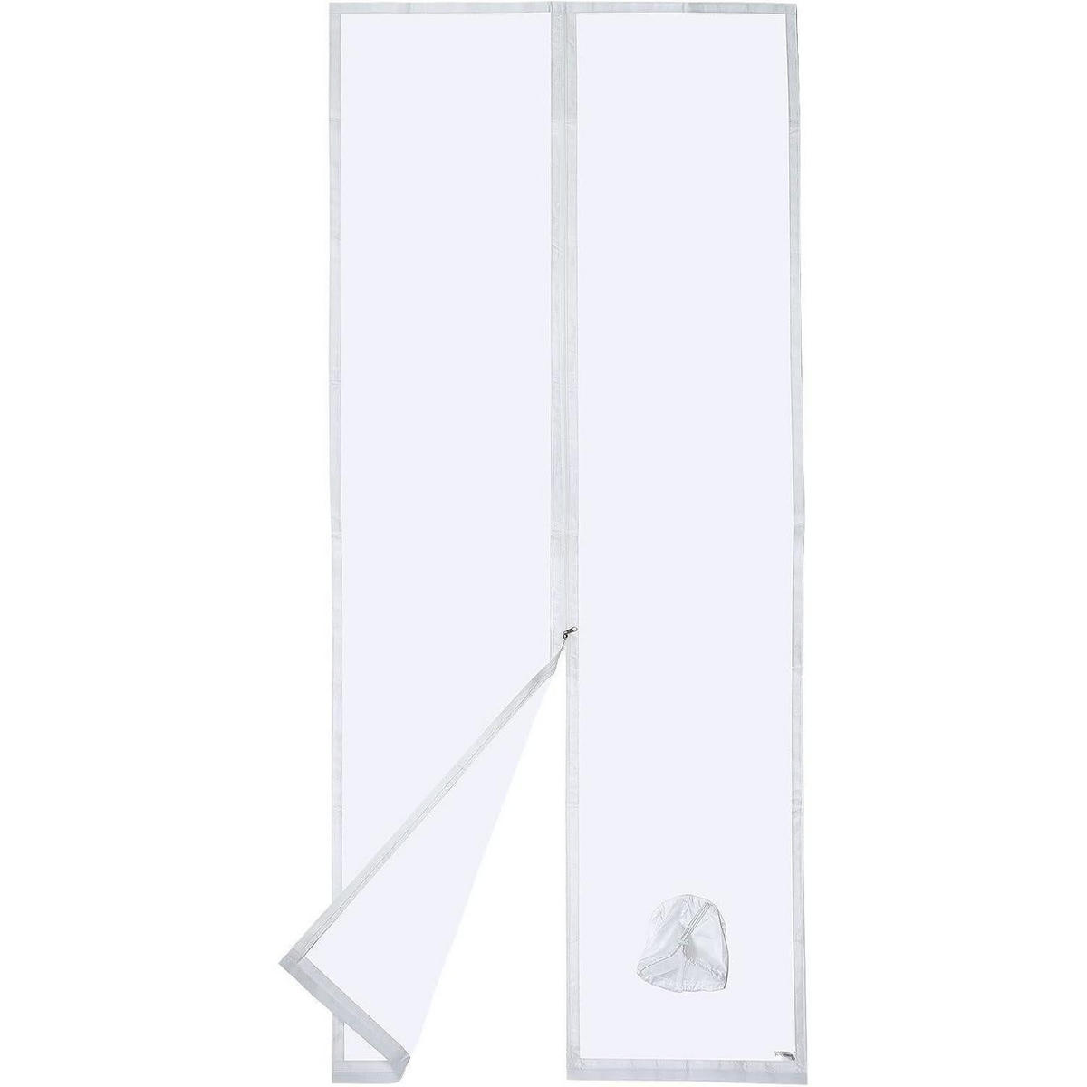 TÜRABDICHTUNG für mobile Klimaanlagen mit Schlauchverlängerung 100 x 210 cm - Transparent, Kunststoff (100/210/1cm)