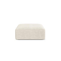 POUF Campi aus Cord elfenbein - Ecru, Textil (90/40/90cm) - Cosmopolitan Design