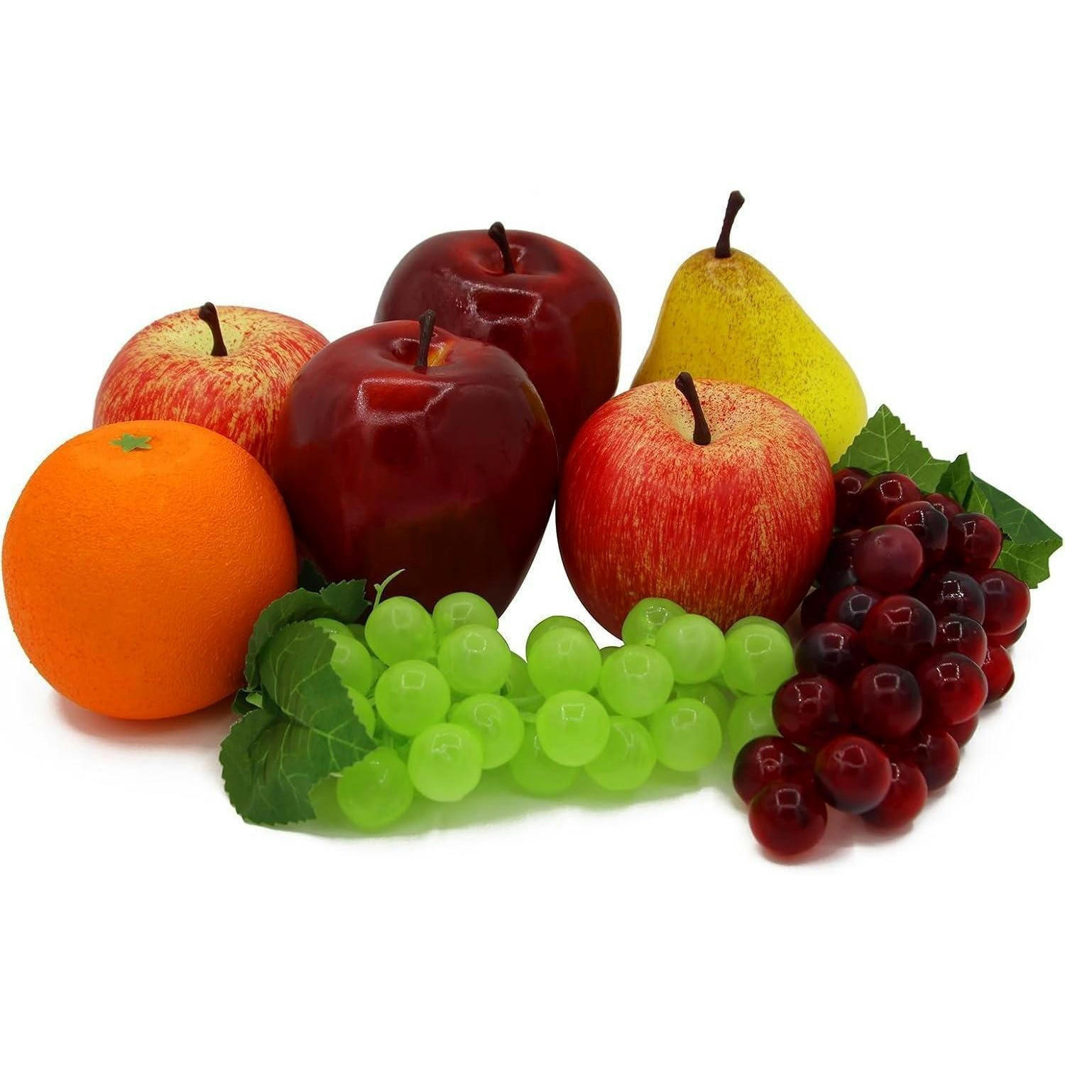 KÜNSTLICHE Früchte 8-teiliges Set - Multicolor, Kunststoff (3cm)
