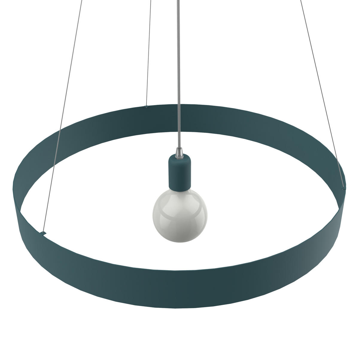 HÄNGELEUCHTE - Blau, Metall (60/60/6cm) - Lumicom