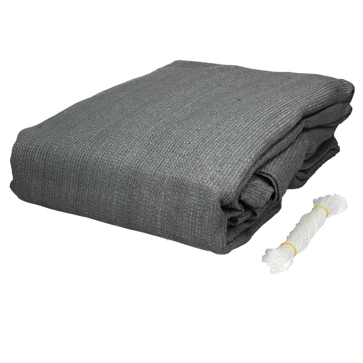 SONNENSEGEL - Grau, Textil (360/360cm) - ECD-Germany