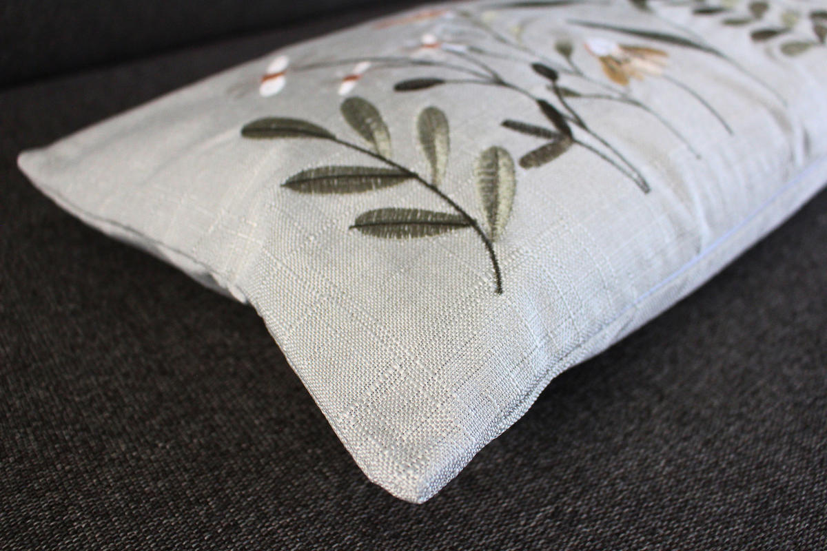 KISSENHÜLLE LOTTA - Pastellgrün, Textil (30/50cm) - Magma Heimtexx