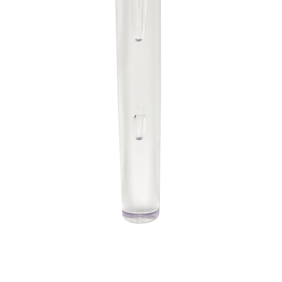 BANKETTSTUHL 2er-Set Transparent Montrose - Transparent, Kunststoff (41/92/41cm) - Beliani