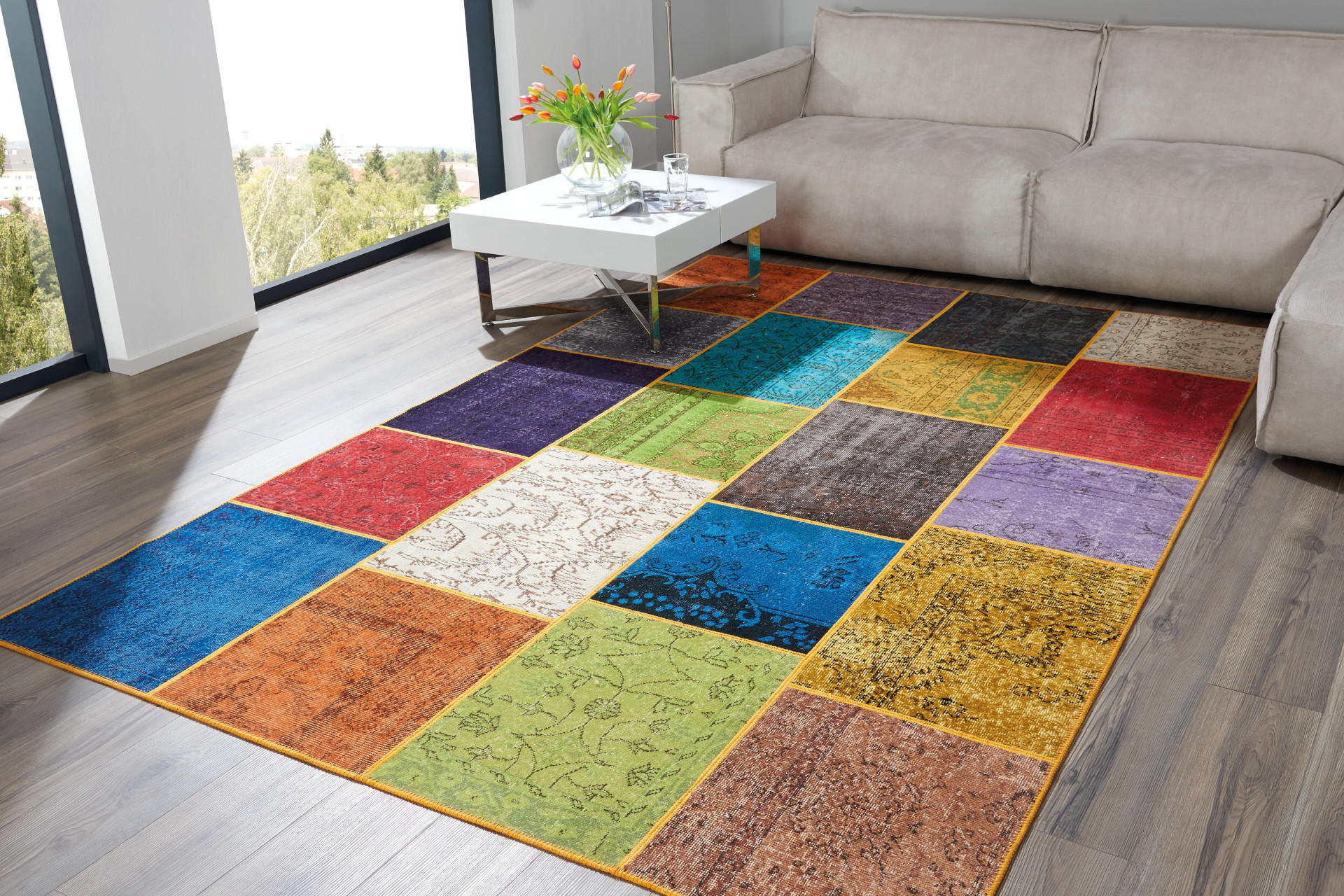 Patchwork matta 