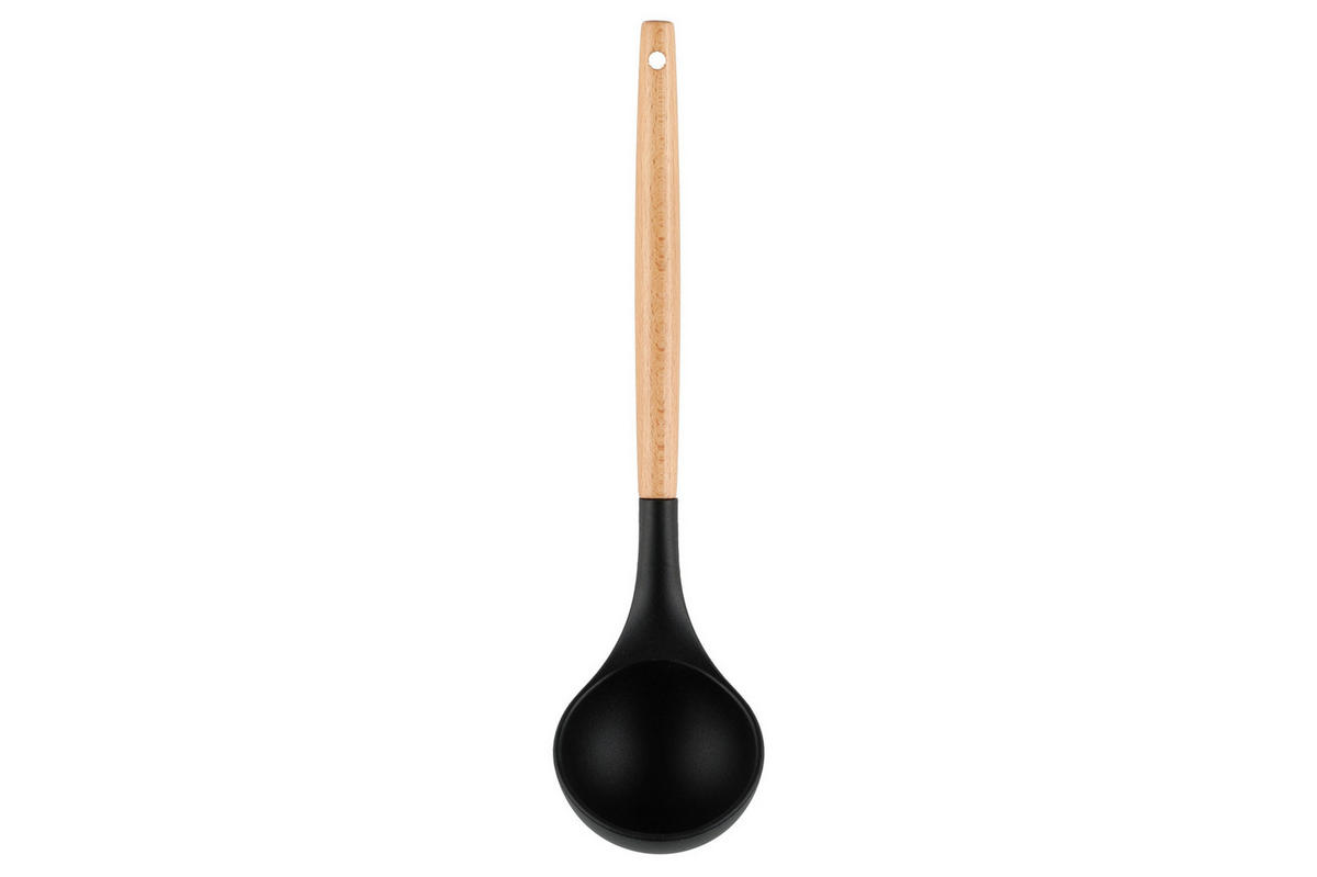 KÜCHENZUBEHÖR Kunststoff 7-tlg - Schwarz, Kunststoff