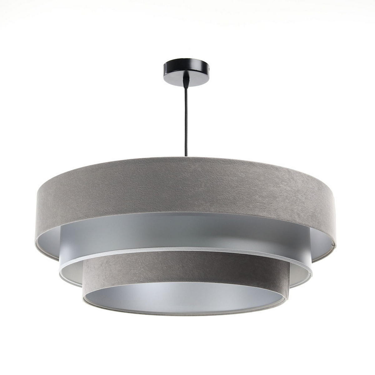 HÄNGELEUCHTE Grau 60/20 cm - Grau, Kunststoff (60/1/20cm) - ONZENO