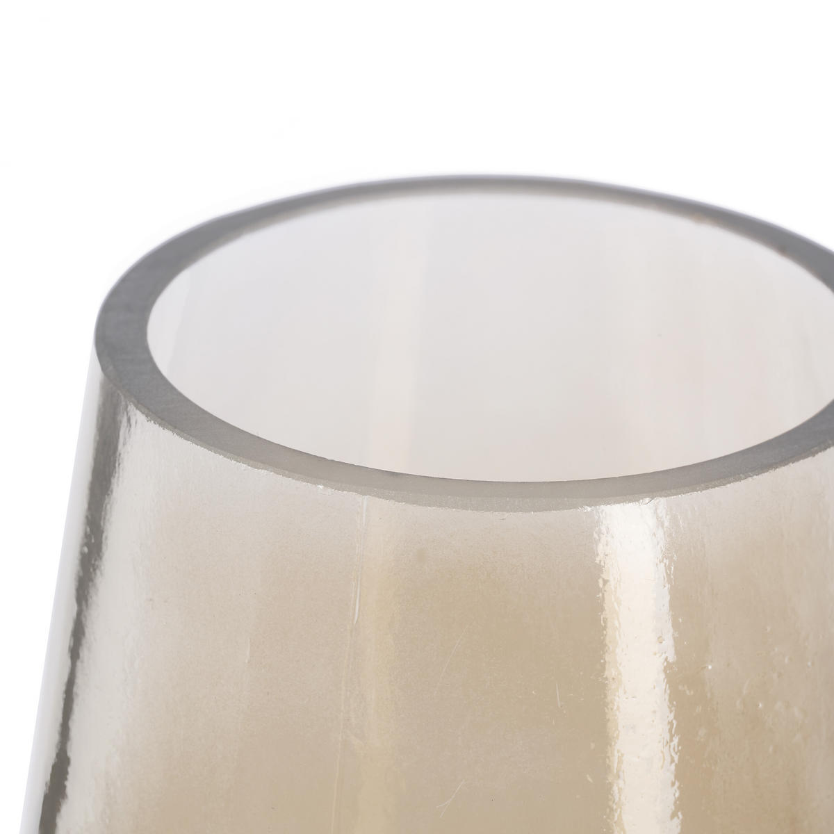 BLUMENVASE - Braun, Glas (21.5cm) - Relaxdays