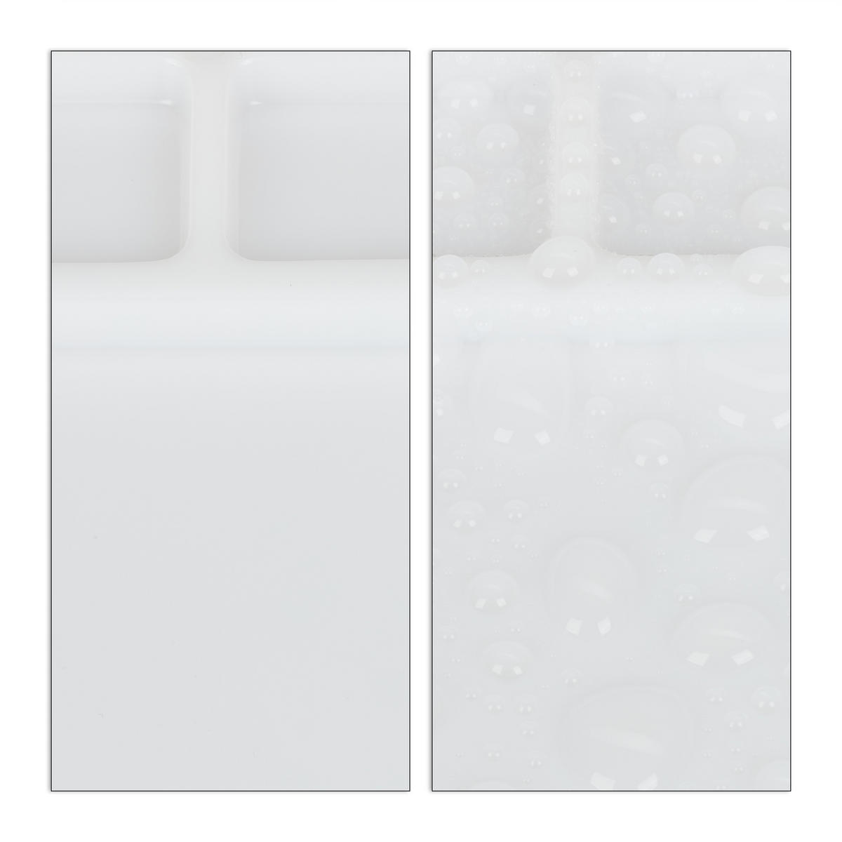 MISCHPALETTE - Weiß, Kunststoff (33.5/1/23cm) - Relaxdays