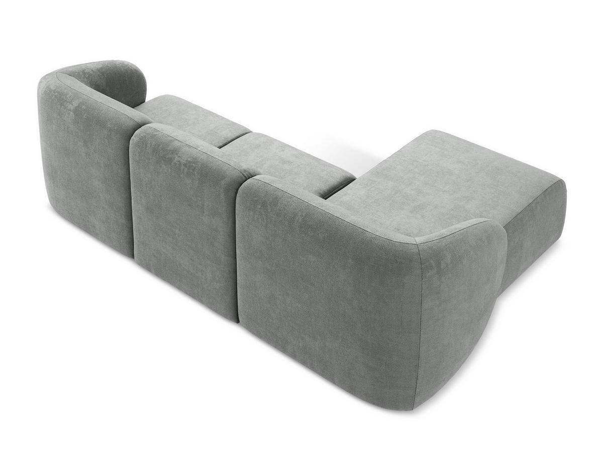 SOFAELEMENT Chenille Stoff Grün - Schwarz/Grün, Holzwerkstoff/Kunststoff (70/75/94cm) - Makamii
