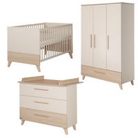 BABYZIMMER-SET Sidney 3-teilig - Kaschmir, Holz/Holzwerkstoff (118/190/52cm) - Roba