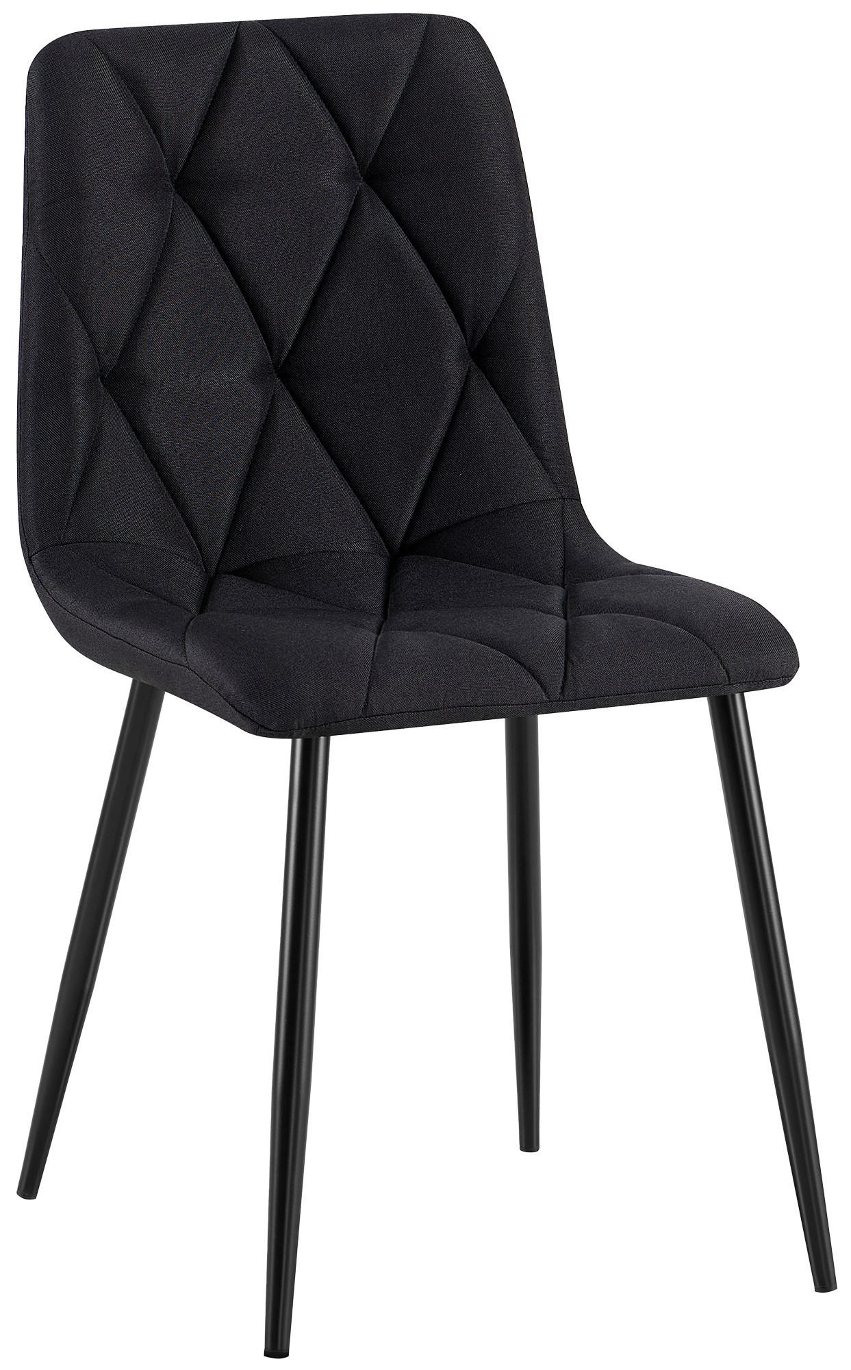 furnicato Esszimmerstuhl Schwarz 45x85x55 cm
