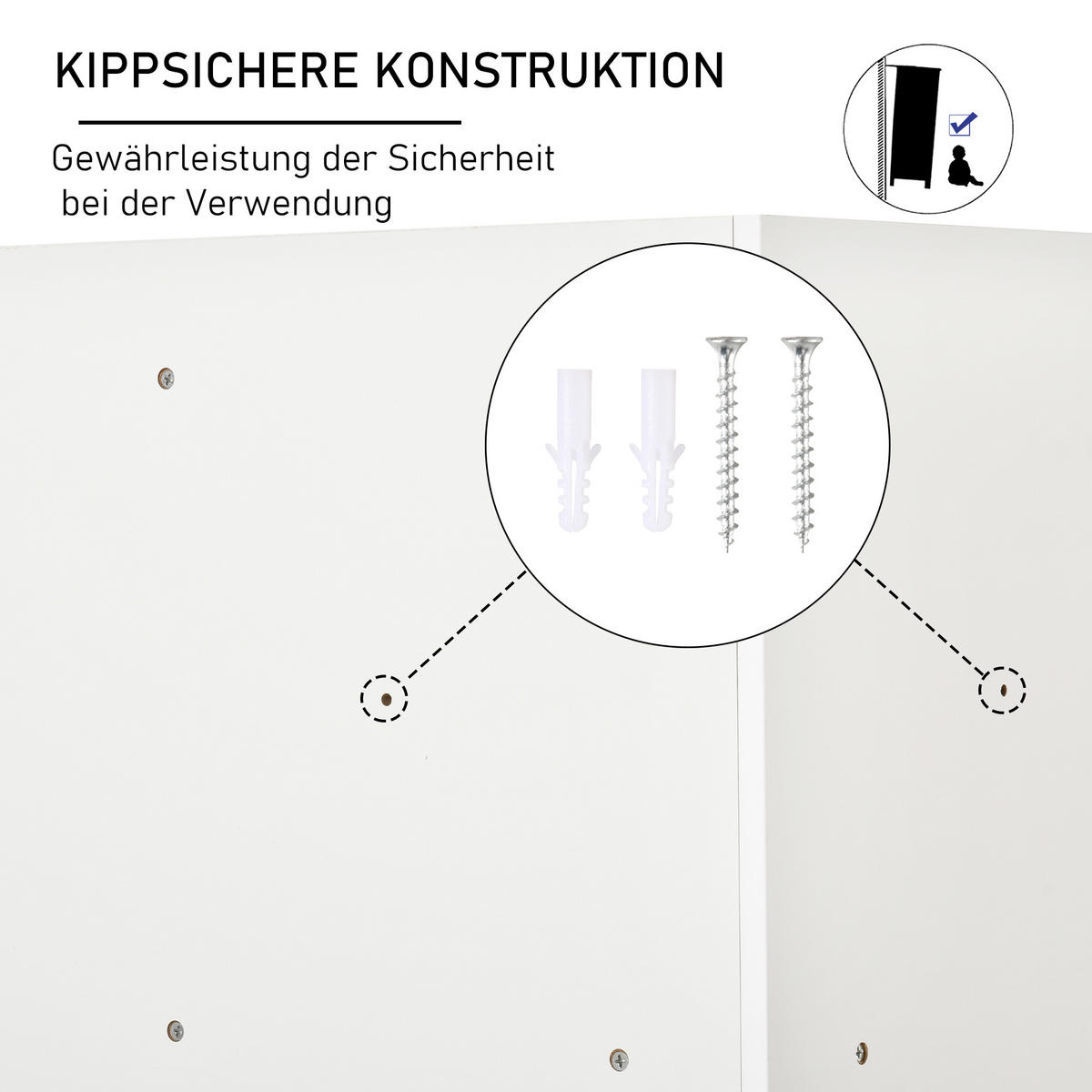 KINDERREGAL Eckregal mit 3 Aufbewahrungsboxen Kinderzimmer Spielzeugablage Weiß - Weiß, Holzwerkstoff/Textil (57.4/94/57.4cm) - HOMCOM