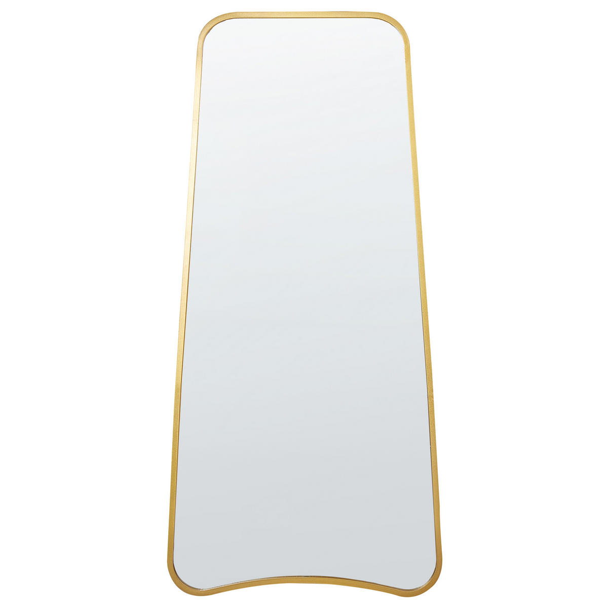 WANDSPIEGEL Metall gold 58/122 cm Levet - Goldfarben, Metall (58/122/3cm) - Beliani
