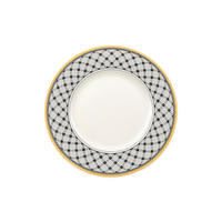 FRÜHSTÜCKSTELLER Audun Promenade weiß-grau-gelb ø 21,6 cm - Gelb/Weiß, Keramik (21.6cm) - Villeroy & Boch