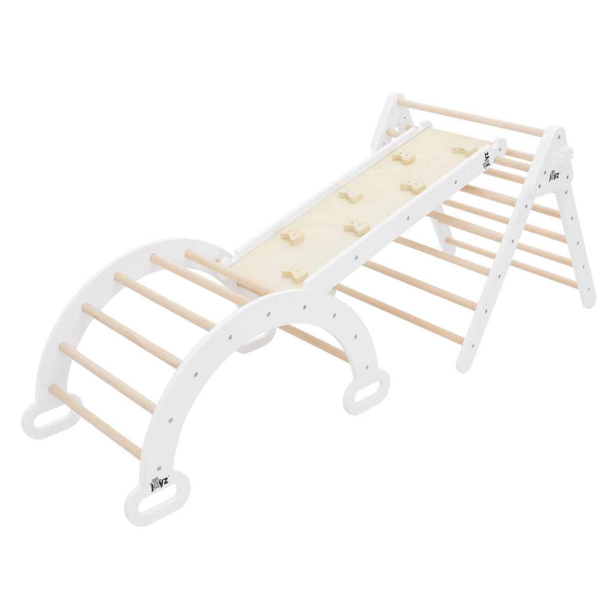 KLETTERGERÜST Natur - Braun, Holz (72/60/188cm) - Joyz