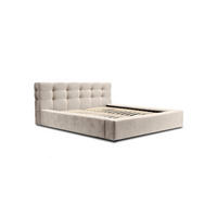 POLSTERBETT aus Velvet Gretta 180x200 cm, Beige - Beige, Textil (180/200cm) - Fedve