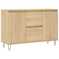 SIDEBOARD Sonoma-Eiche 101,5x35x70 cm Holzwerkstoff - Braun, Holzwerkstoff (104/70/35cm) - furnicato