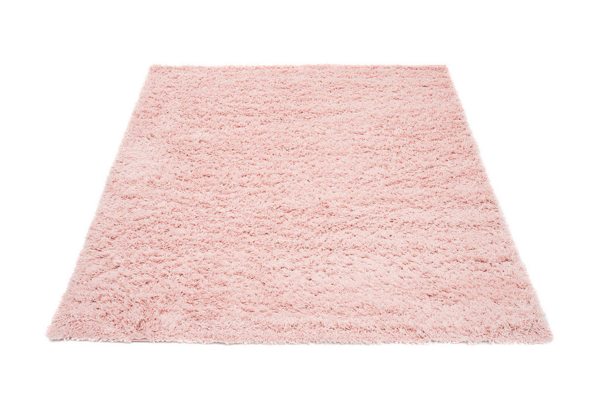 TEPPICH ESSENCE SQUARE Rosa 160/160 cm - Rosa, Kunststoff (160/160cm) - Tapiso