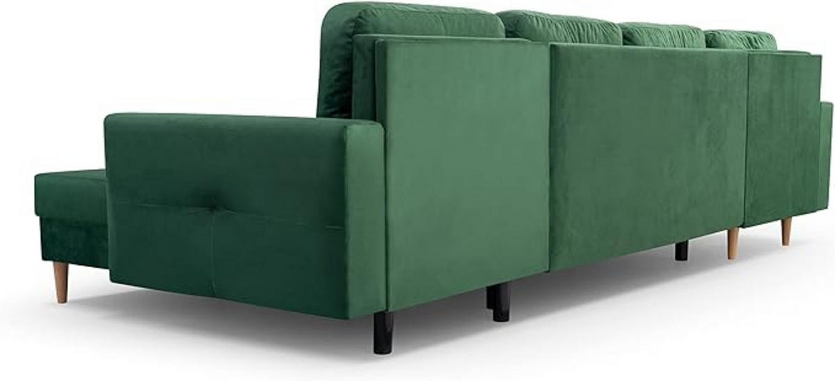 WOHNLANDSCHAFT - CARL U (Braun ) - Braun, Holzwerkstoff (300/90/142cm) - Möblo