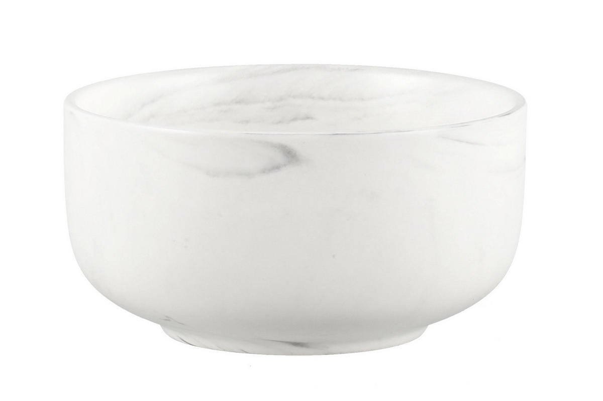 KERAMIKSCHALE mit Deckel Ø 13 cm - Weiß, Keramik (13cm)