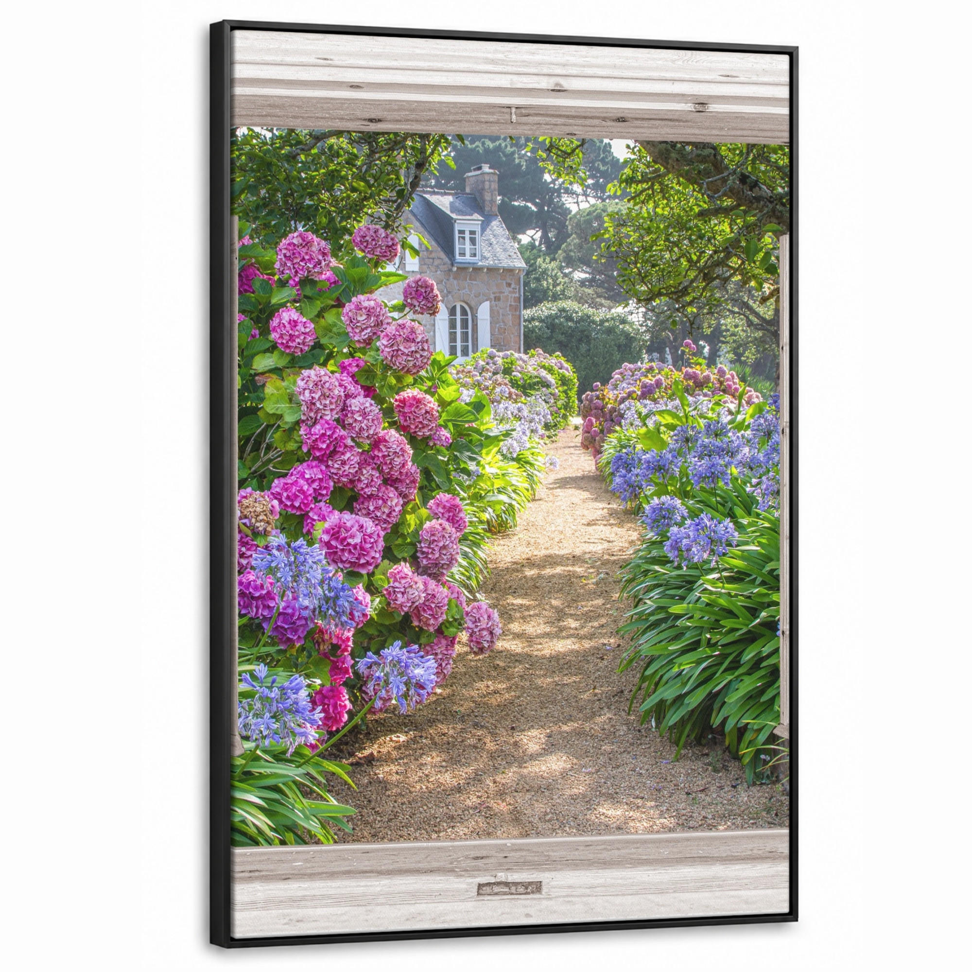 MuchoWow Leinwand Lila 80x120 cm