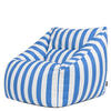 SITZSACK Sessel Natalia Streifen - Blau, Textil (97/73/84cm) - icon