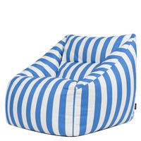 SITZSACK Sessel Natalia Streifen - Blau, Textil (97/73/84cm) - icon