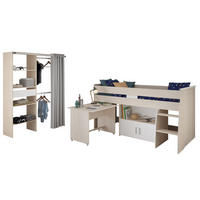 KINDERZIMMER-SET 2-tlg. Parisot Charly 22 Holzdekor Akazie/Weiß - Weiß/Akaziefarben, Kunststoff (100/1/200cm) - 58aufmkessel