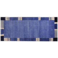 WOLLTEPPICH Avanti 80x300 cm - Blau, Textil (80/300cm) - THEKO