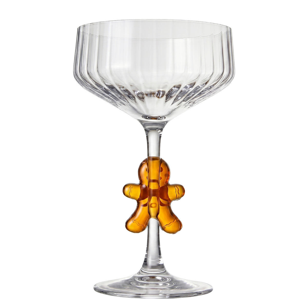 CHAMPAGNERSCHALE Ginger Bread Girl - Orange, Glas (0.32L) - Butlers