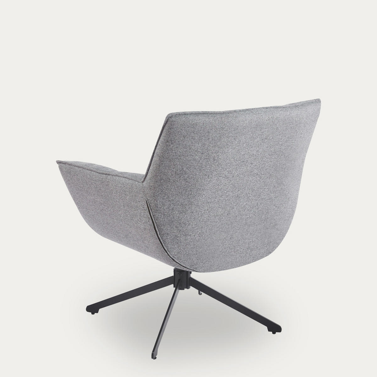 SESSEL Abyss Grau 82 cm x 92.5 cm - Grau, Textil (82/92/74cm) - Kenay Home