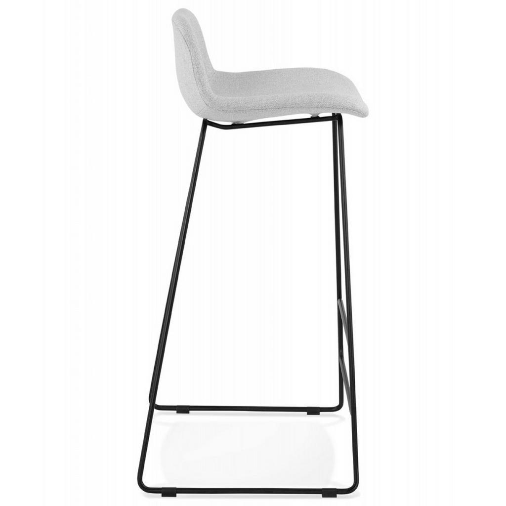 Thumbnail - Kadima Design Barhocker, Grau, Textil, 51x95x53 cm, Esszimmer, Barmöbel, Barhocker