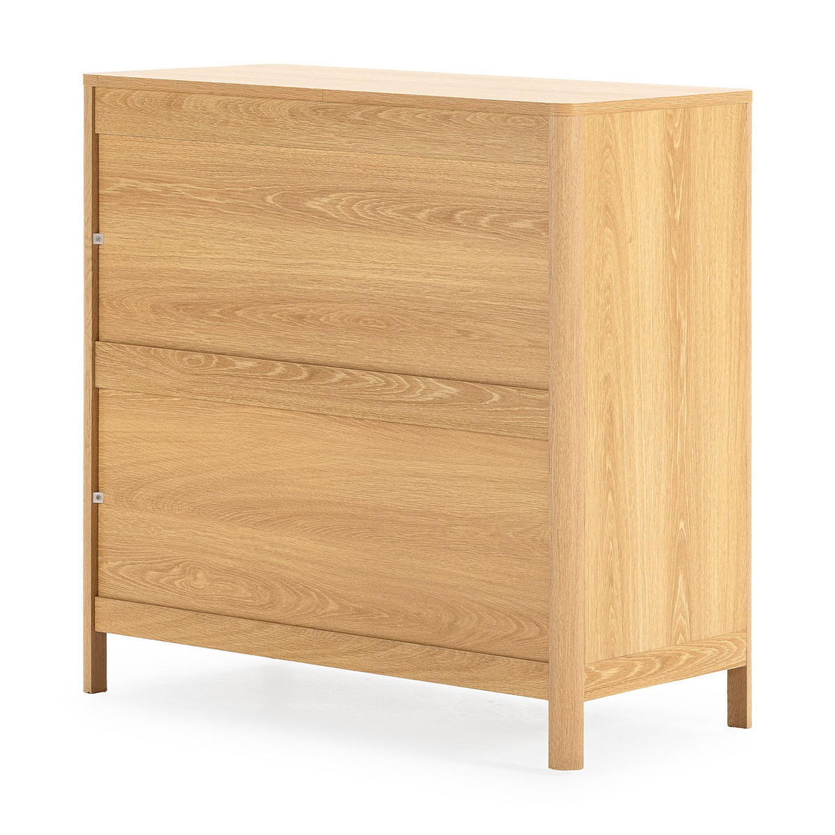 KOMMODE 80/80/40 Nassau Eichenfarbe/grün - Grün, Holzwerkstoff (80/80/40cm) - VS Venta-stock