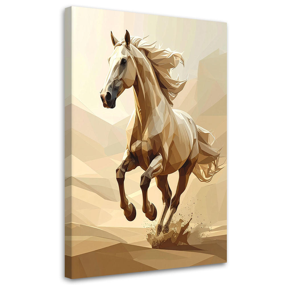 Feeby Leinwandbild, Beige 60x90 cm
