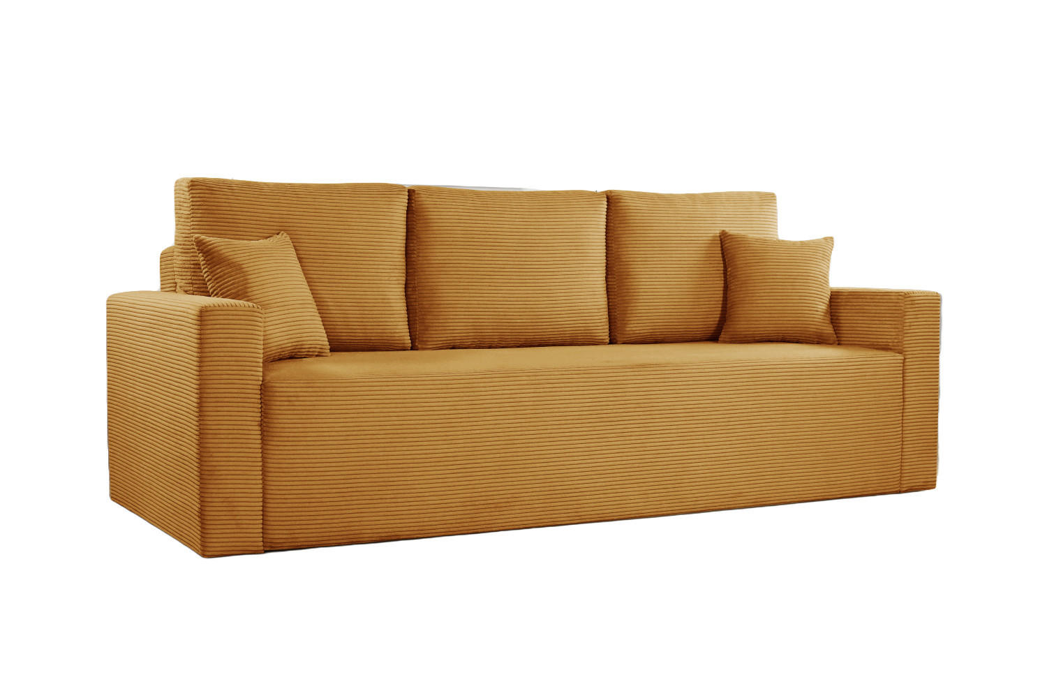 SCHLAFSOFA ZOOM Mit Bettkasten Stoff Zoom Gelb - Gelb, Holz/Textil (227/90/92cm) - Kaiser Möbel
