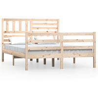 BETT Kadlec 146/195.5 cm - Braun, Holz (140/190cm) - Nettlife